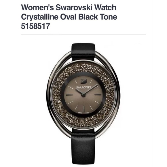🤩 SWAROVSKI Oval Analog Brown Dial Ladies Watch. Item No : 5158517 - Picture 11 of 15